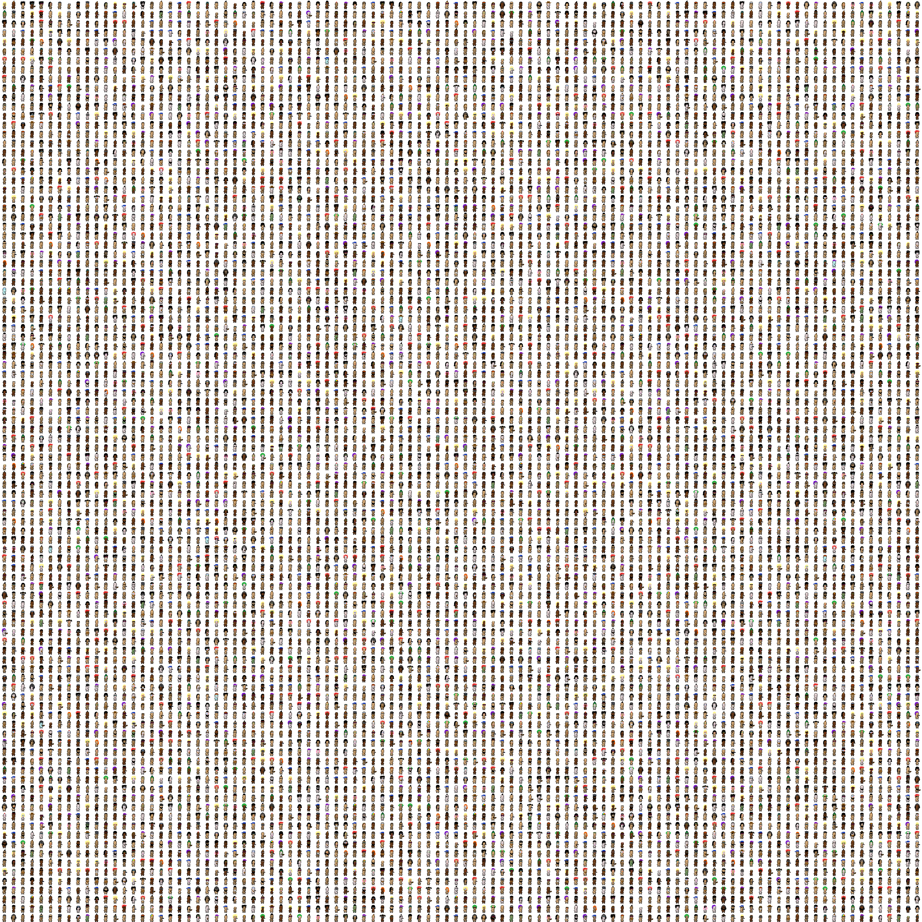 All 10,000 NakedPunks
